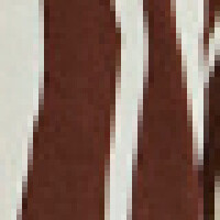 Misti Kahve Beyaz Desenli