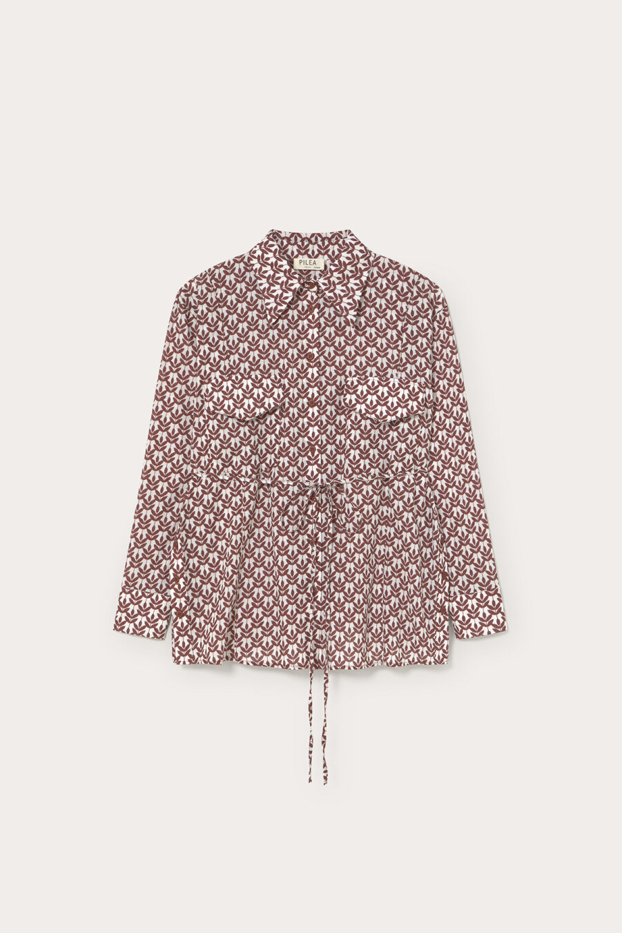 Adela Thin Belted Shirt - 2