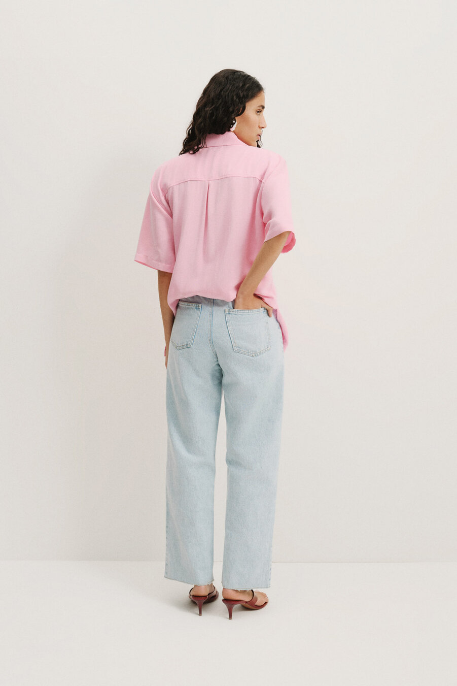 Aluna Yüksek Bel Fit Jean - 4