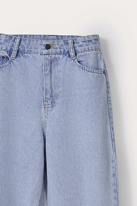 Aluna Yüksek Bel Fit Jean - 7