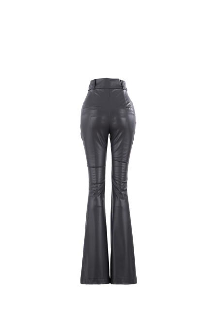 Astrit Leather Trousers - 3