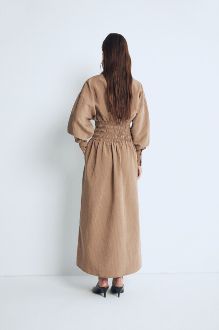 Aude Gimped Long Dress - 3