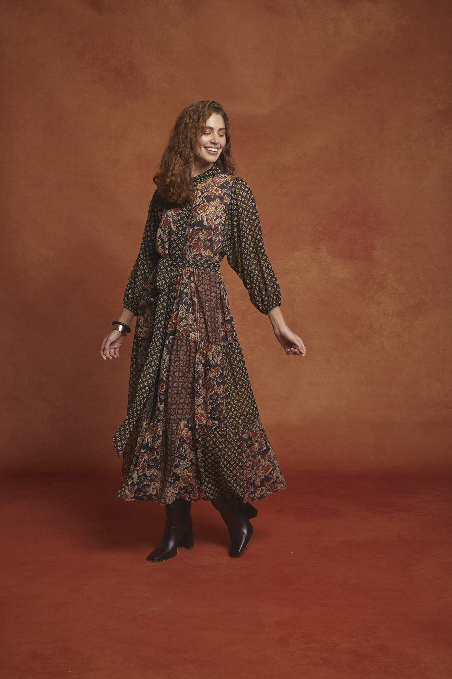 Audra Ethnic Dress - 1