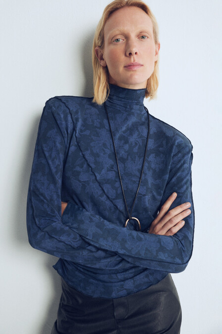 Aurora Patterned Blouse - PILEA