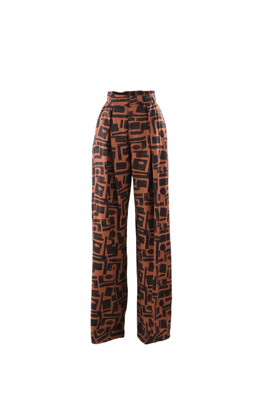 Bella Patterned Palazzo Trousers - 3