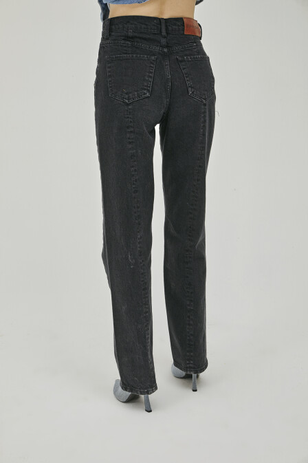 Black Denim Trousers - 5