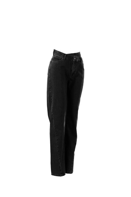 Black Denim Trousers - 2