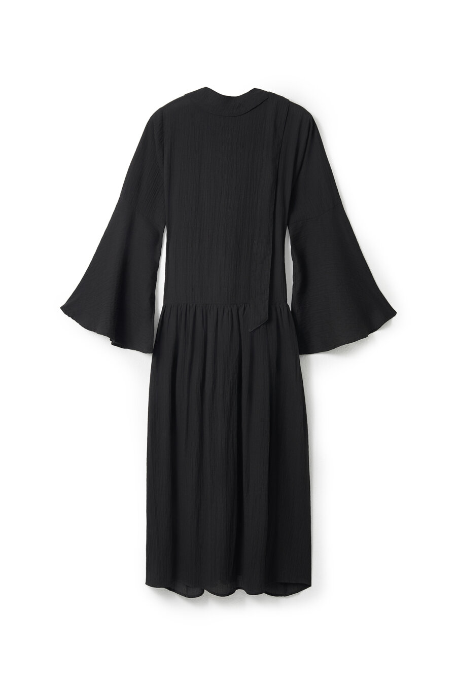 Black Dress with Adjustable Waist Corset - 7