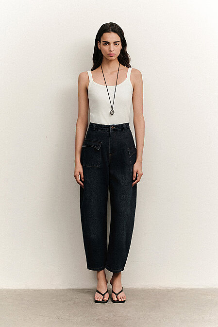 Blair Denim Pantolon - Pilea