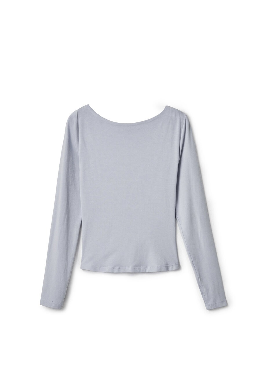 Blue Asymmetrical Blouse - 8