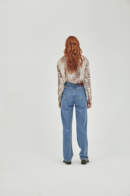 Blue Denim Trousers - 5