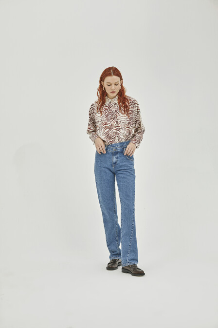 Blue Denim Trousers - 2