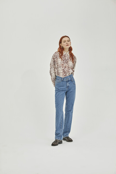 Blue Denim Trousers - 3