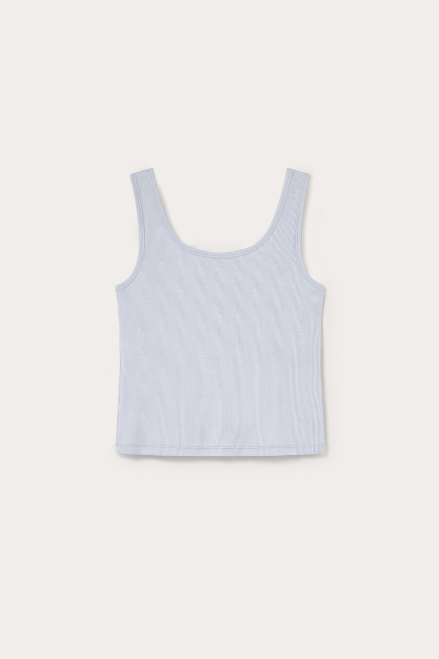 Blue Embroidered Detailed Sleeveless Tank Top - 3
