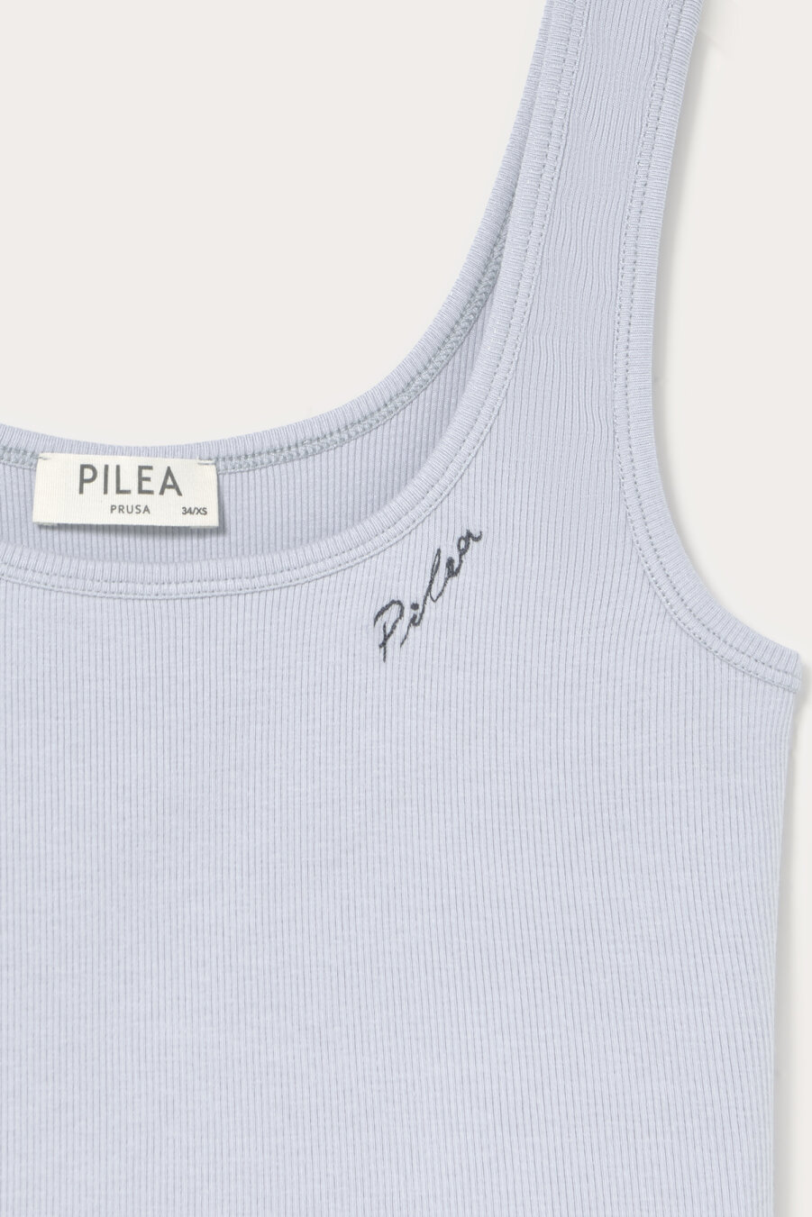 Blue Embroidered Detailed Sleeveless Tank Top - 4