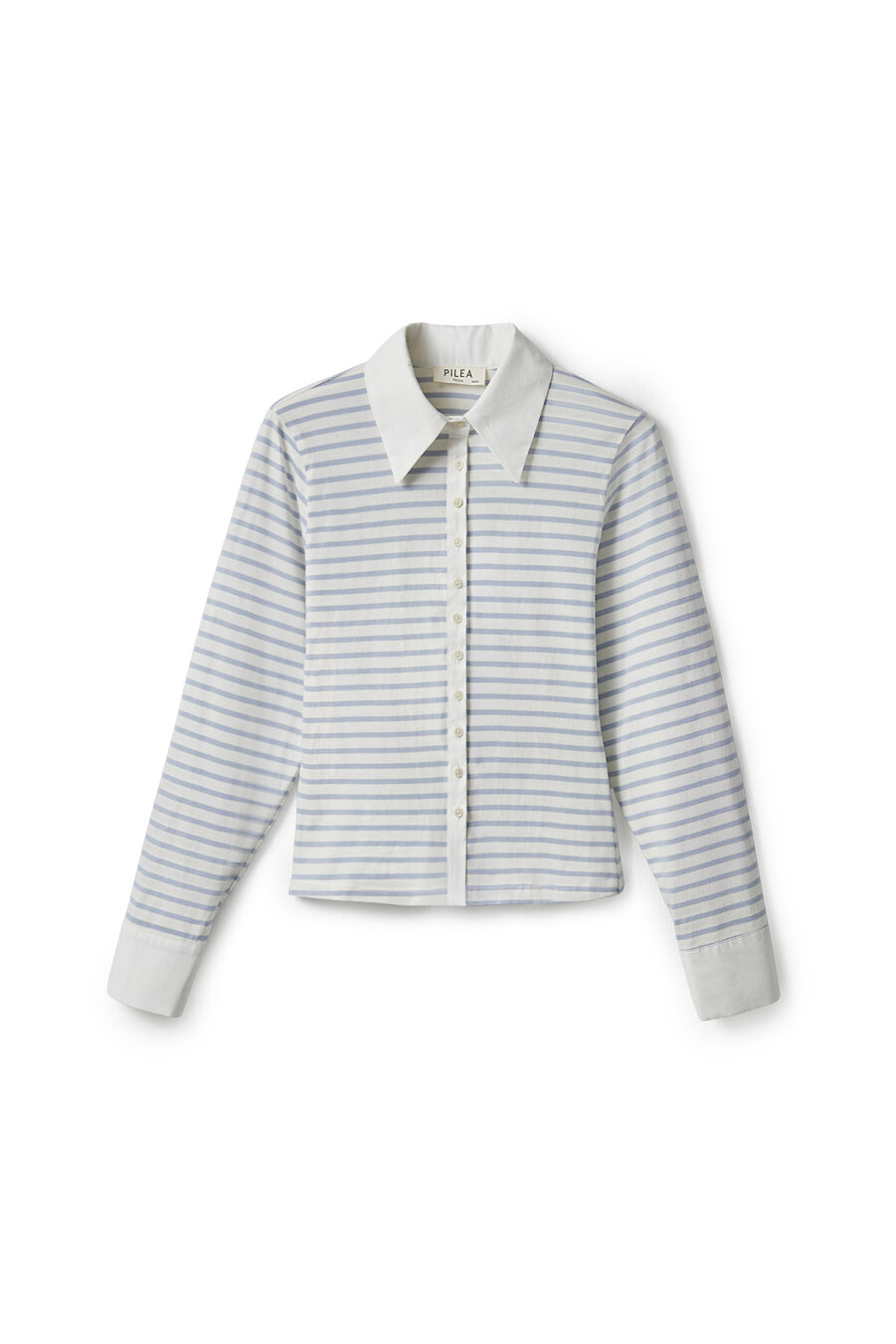 Blue Striped Fit Shirt - 5