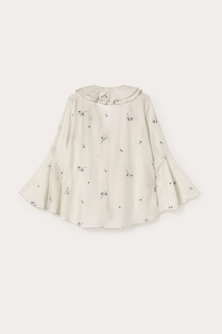 Briella Volanlı Bağlamalı Gömlek - 3