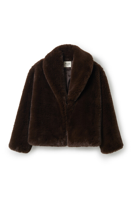 Brown Faux Fur Jacket - 7