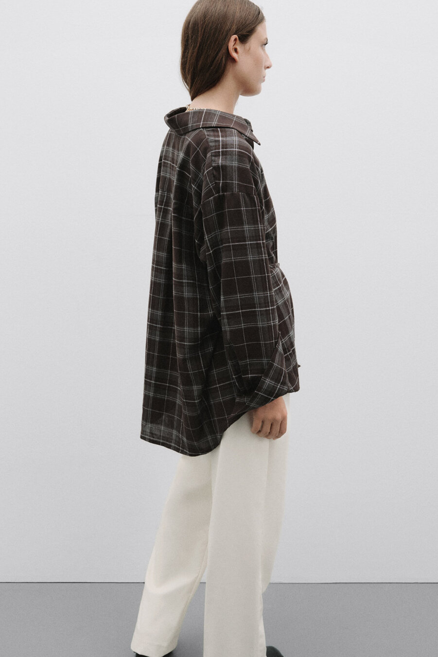 Brown Plaid Shirt - 4