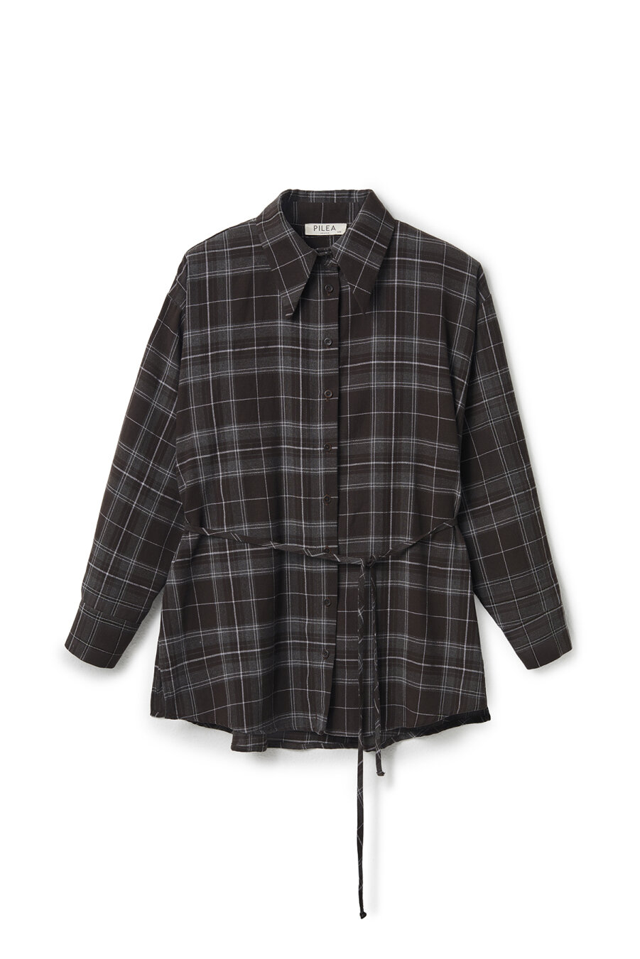 Brown Plaid Shirt - 5