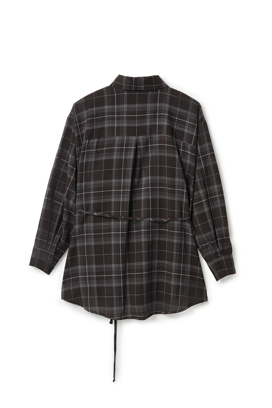 Brown Plaid Shirt - 7