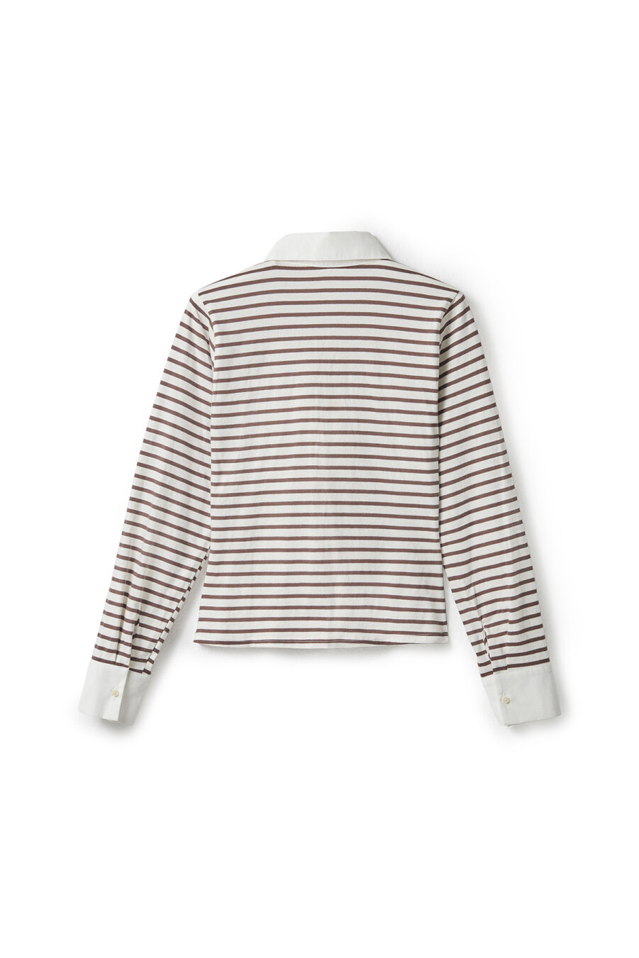 Brown Striped Fit Shirt - 7