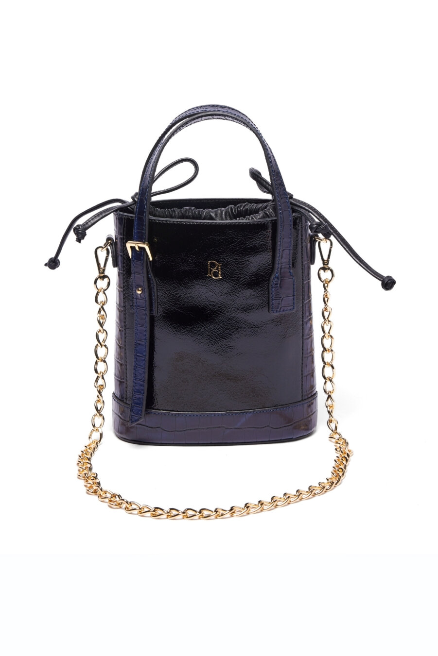 Bucket Bag - Black Navy - 1