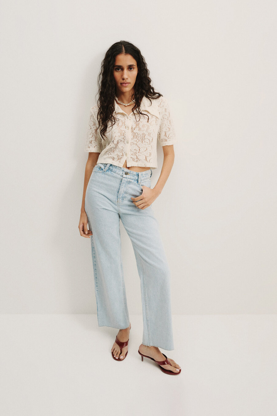 Cassira Knitted Short Sleeve Shirt - 2