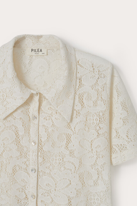 Cassira Knitted Short Sleeve Shirt - 5