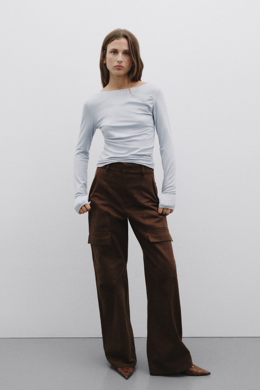 Cocoa Cargo Pants with Pockets - 1