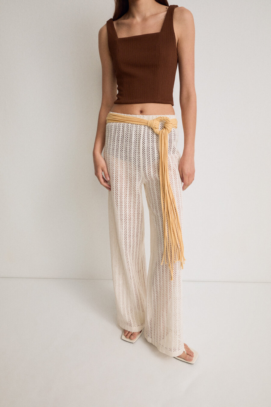 Crochet Palazzo Trousers - 1