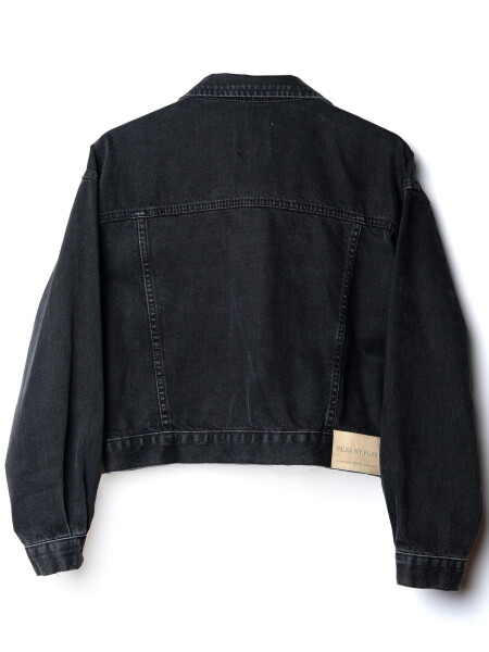 Delta Black Denim Jacket - 4