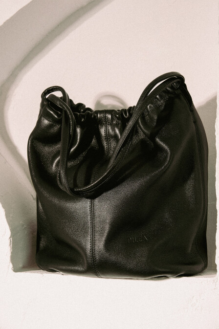 Deri Hola Bag Siyah - PILEA