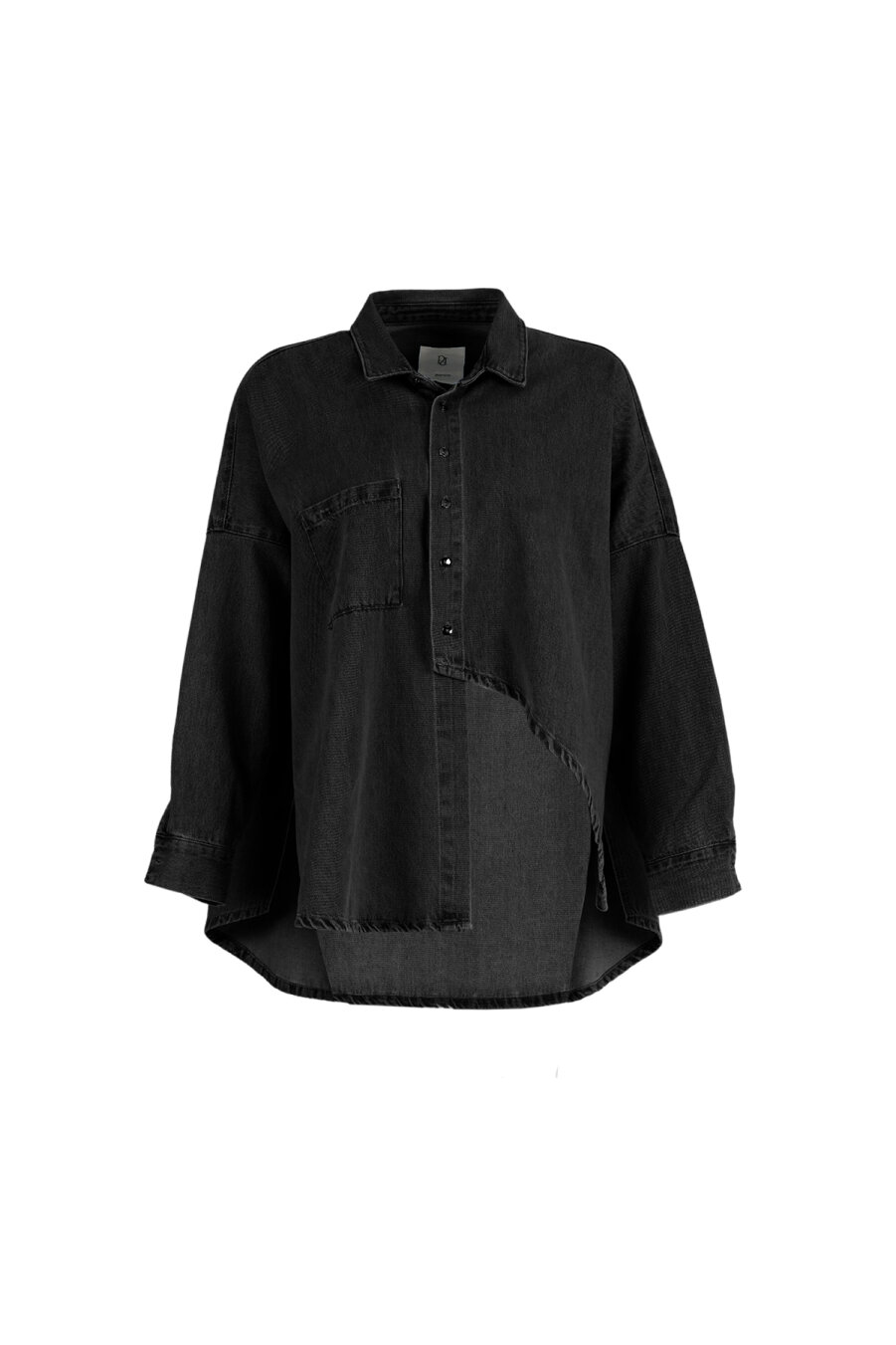 Desin Black Denim Shirt - 1