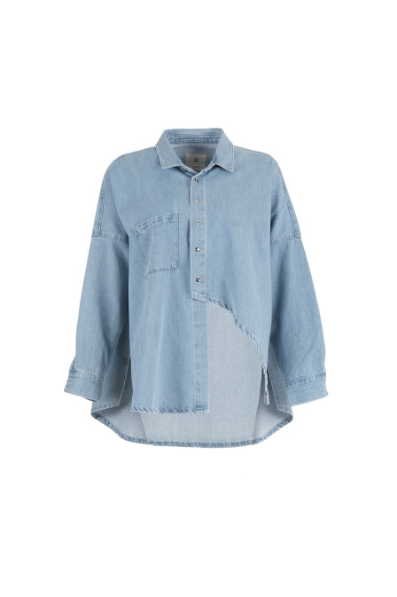 Desin Blue Denim Shirt - 1