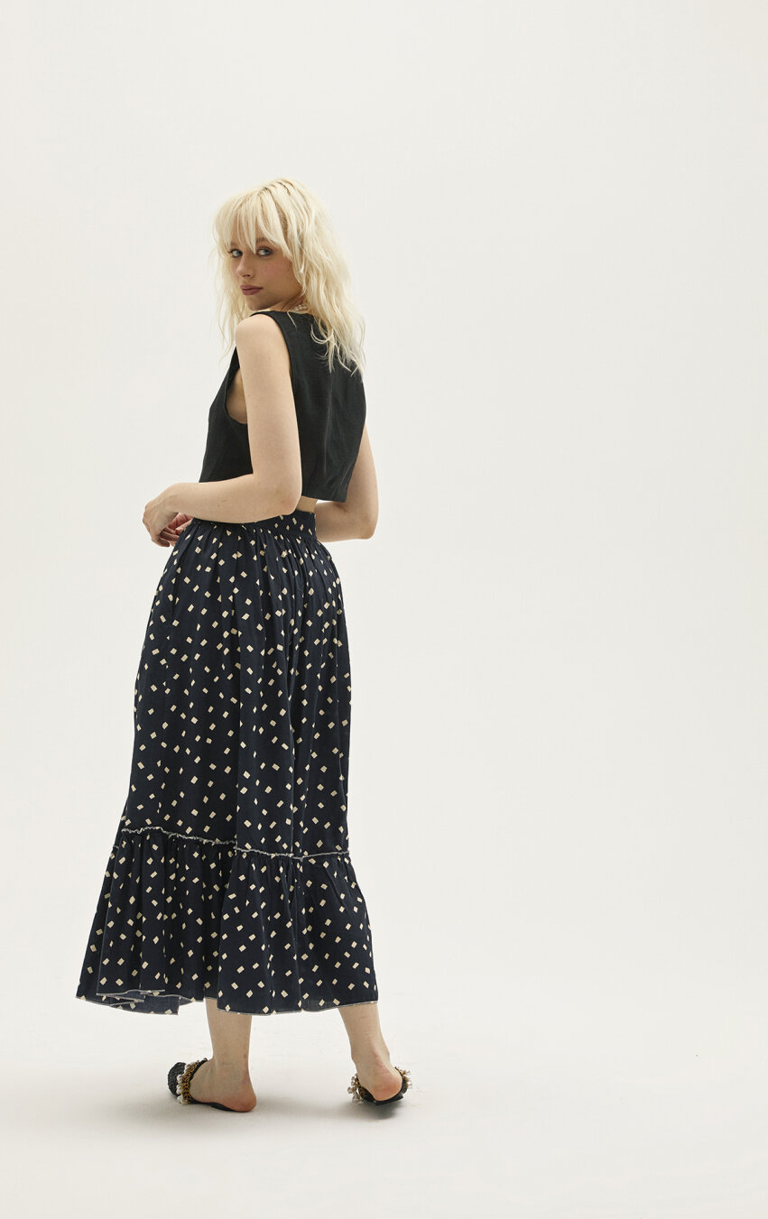 Dianora Cotton Maxi Skirt - 5