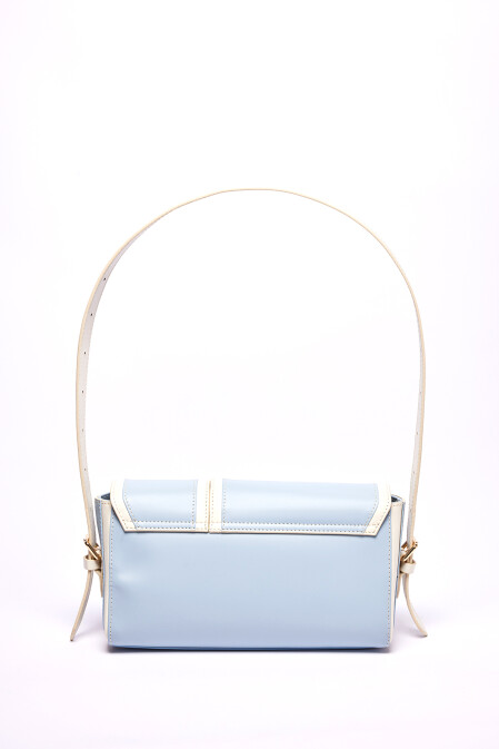 Double Eye Bag - Sky Blue White - 7