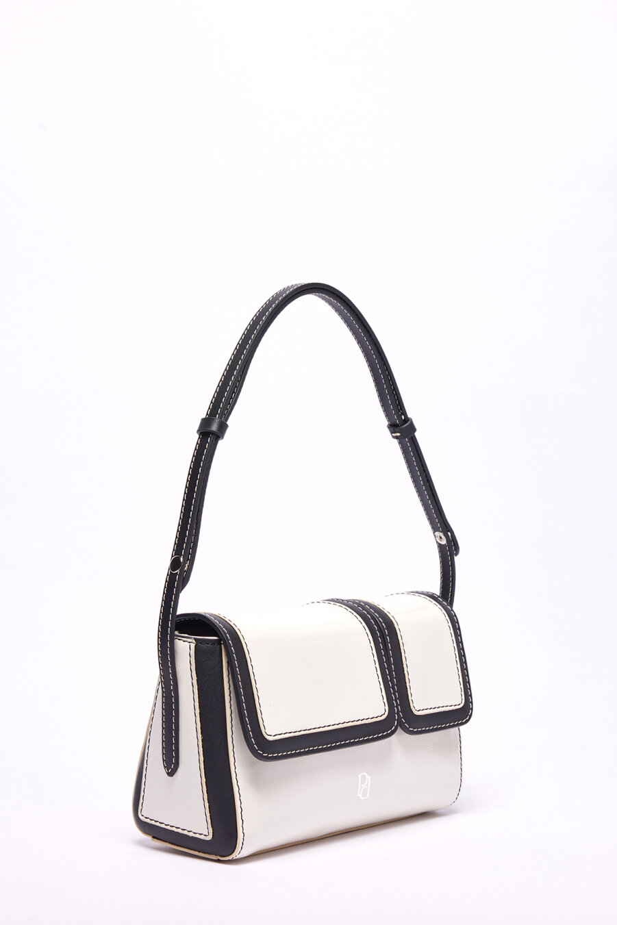 Double Eye Mini Bag - Black White - 2