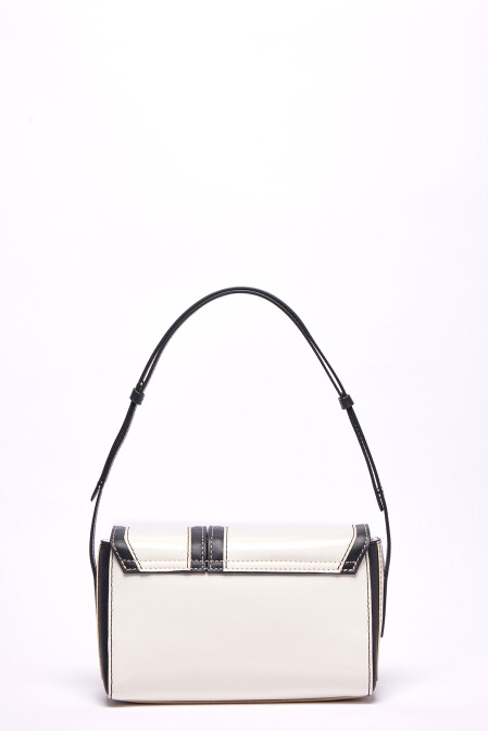 Double Eye Mini Bag - Black White - 4