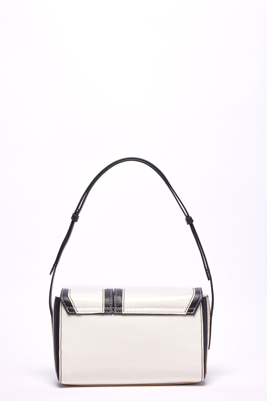 Double Eye Mini Bag - Black White - 4