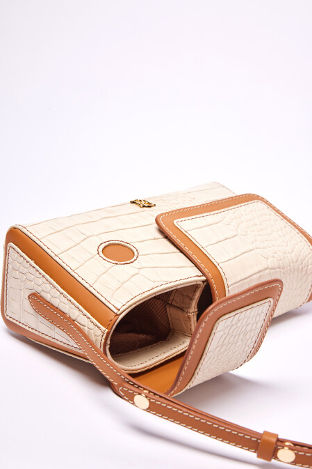 Double Eye Mini Bag - Cinnamon Beige - 3