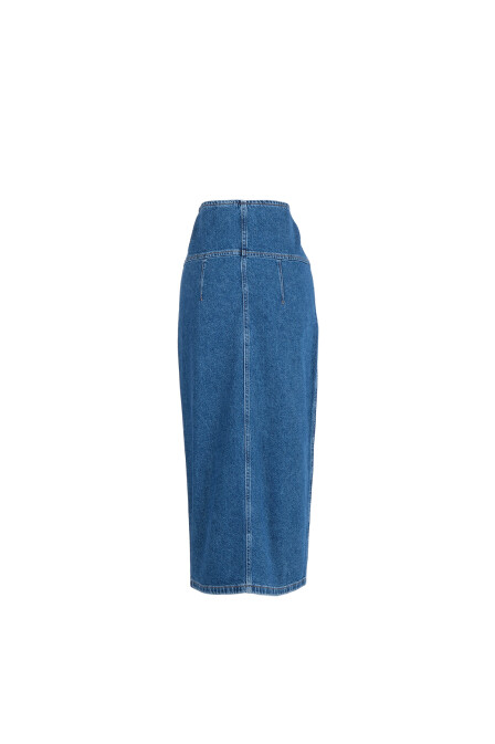 Drew Blue Denim Skirt - 2