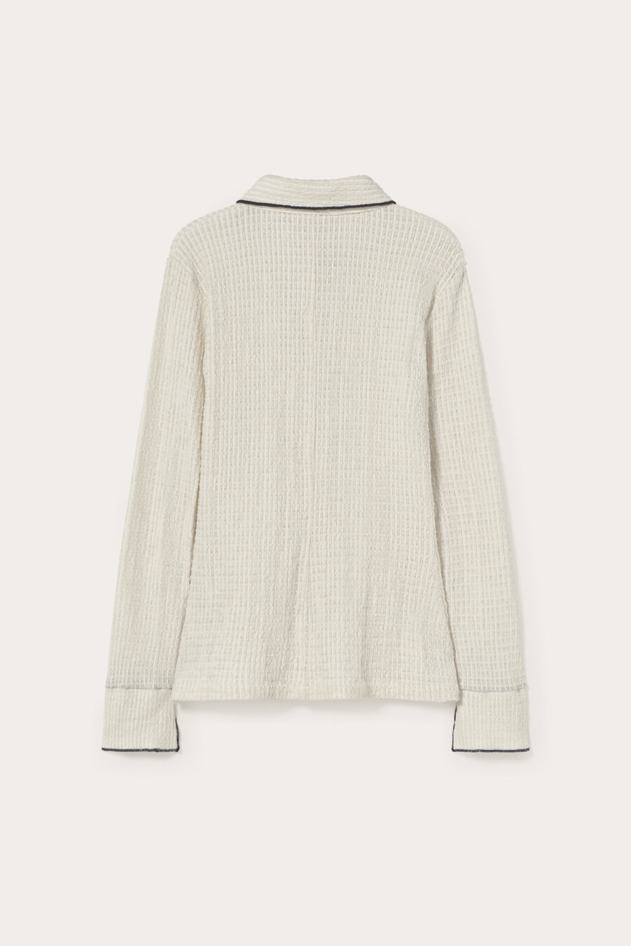 Ecru Embroidered Shirt - 3