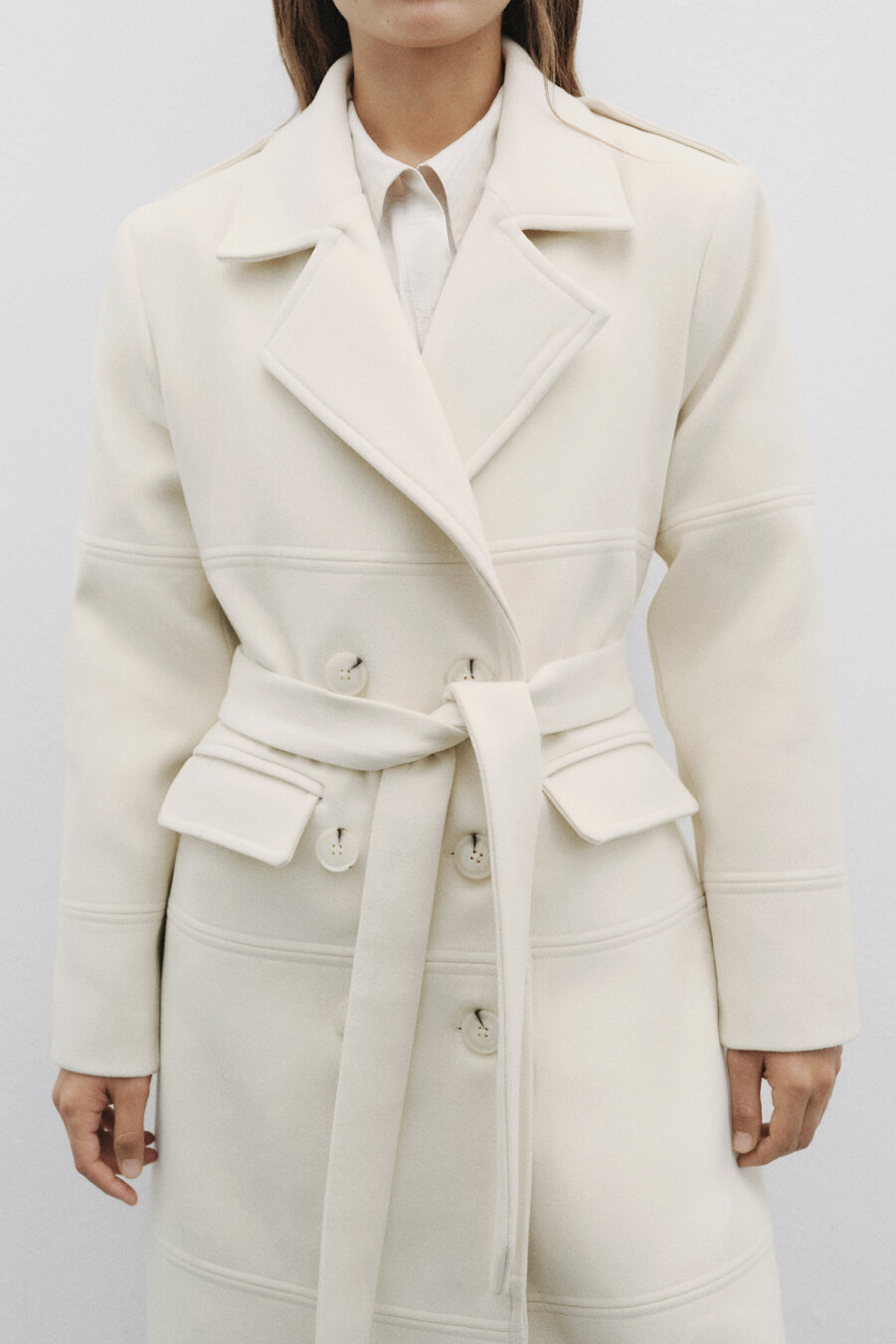 Eden Ecru Cache Coat - 4