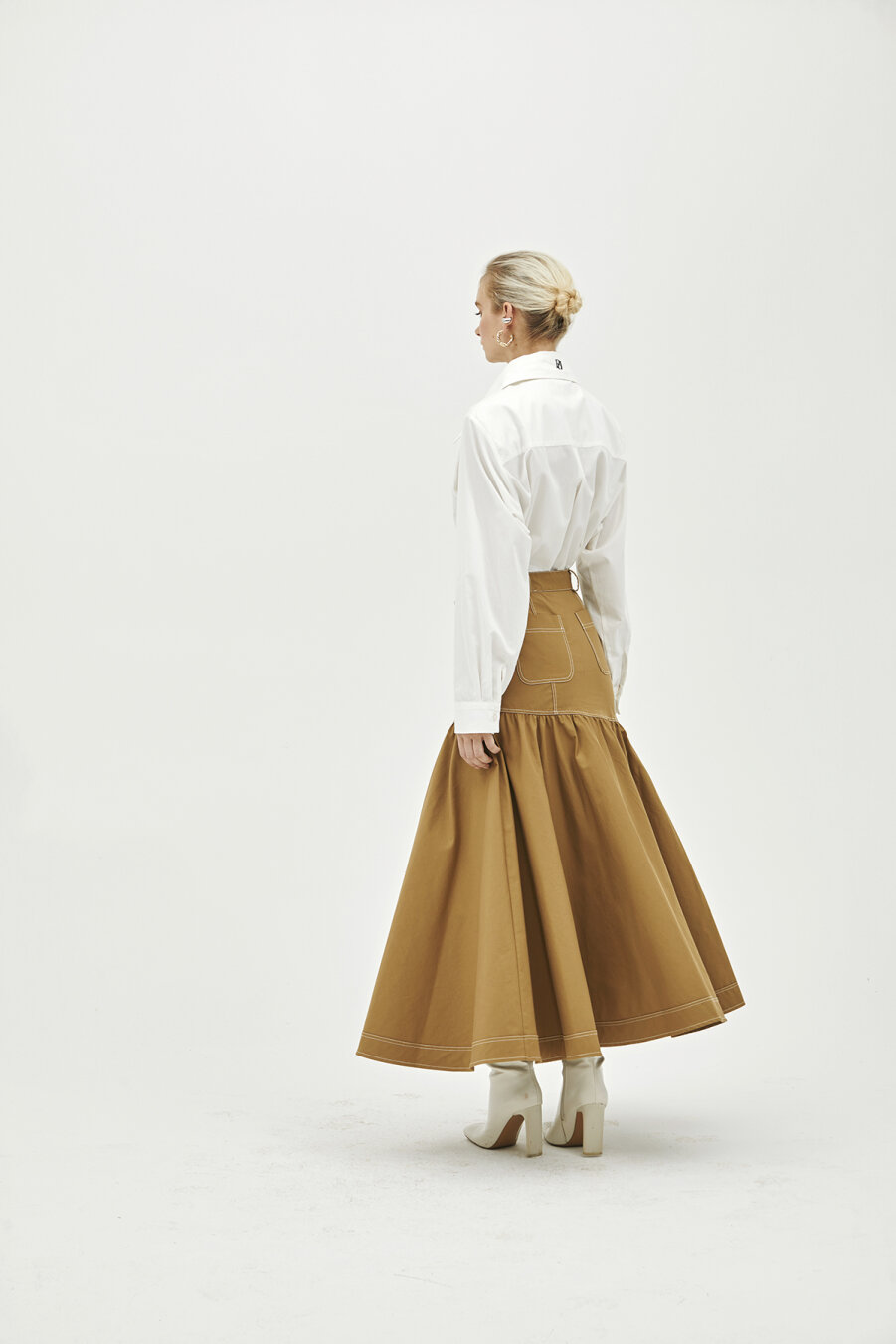 Edna Punto Stitched Skirt - 2