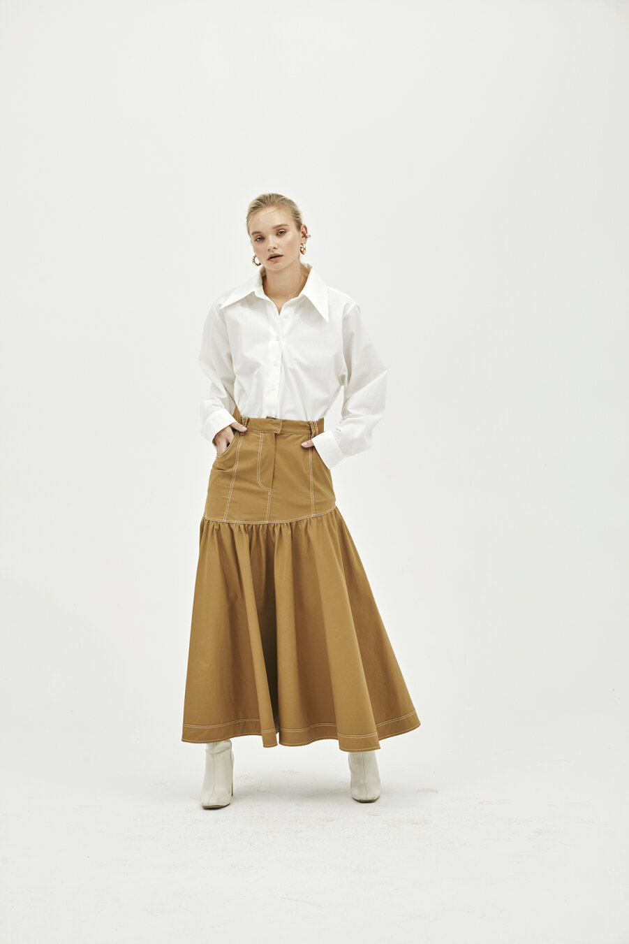 Edna Punto Stitched Skirt - 1