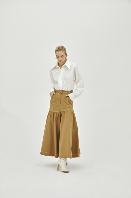 Edna Punto Stitched Skirt - 4