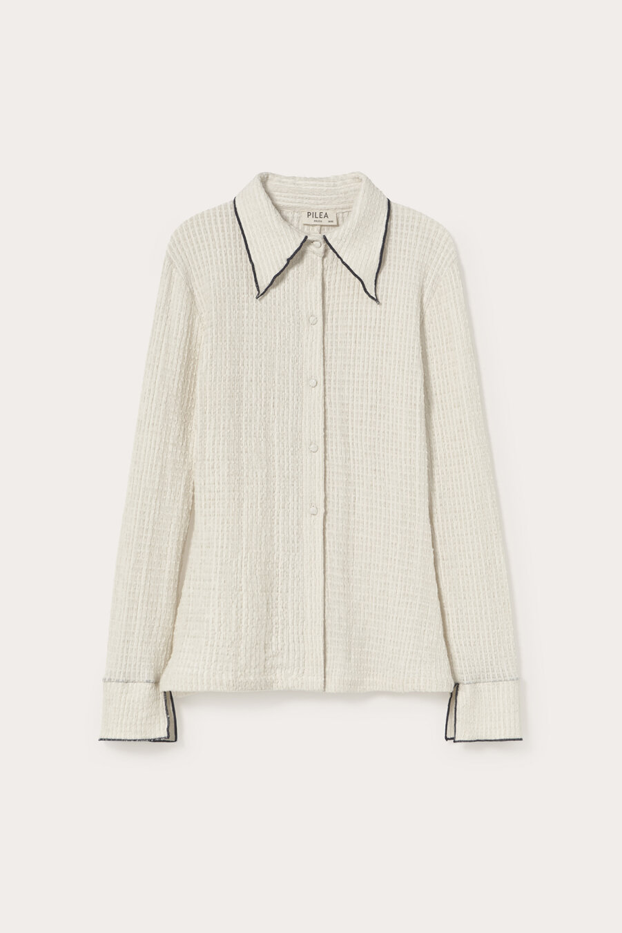 Ekru Nakışlı Gömlek - 2