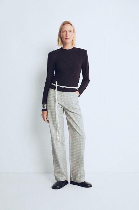 Elora Patterned Trousers - 2