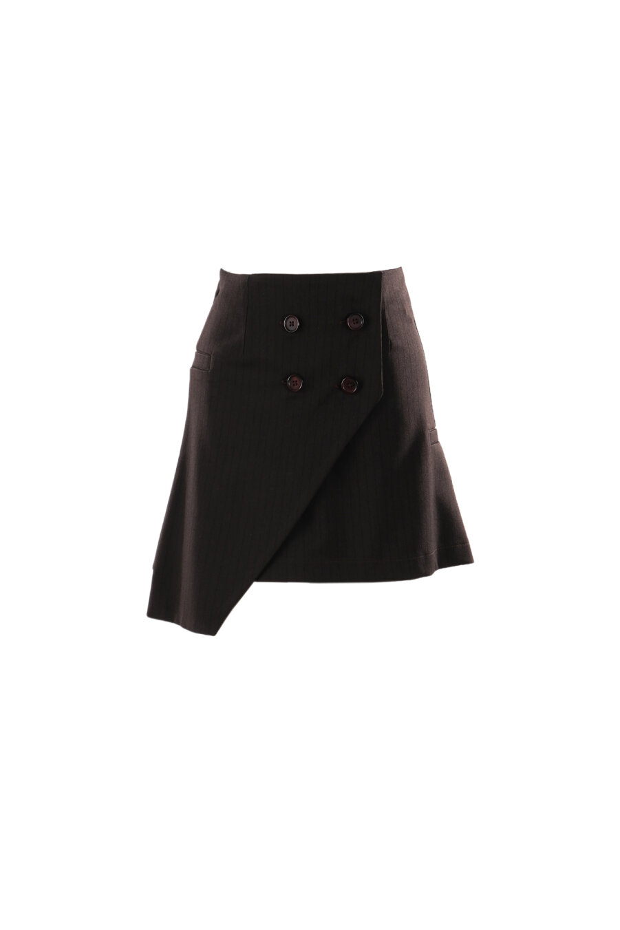 Elowen Asymmetric Cut Mini Skirt - 4